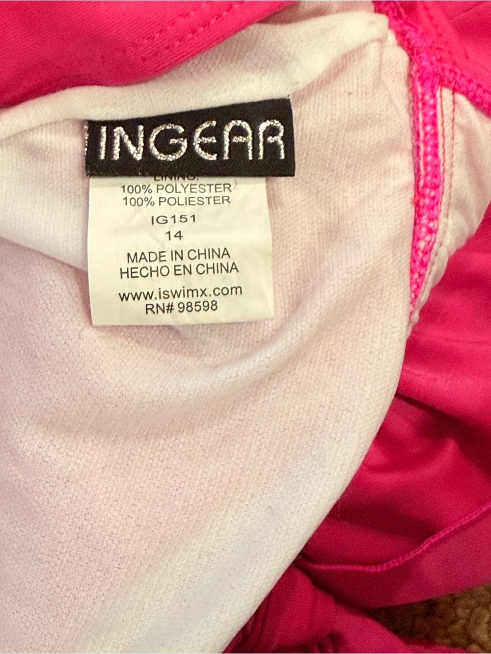 Ingear Hot Pink Halter One-Piece with Ruffle Side - Picture 3 of 8